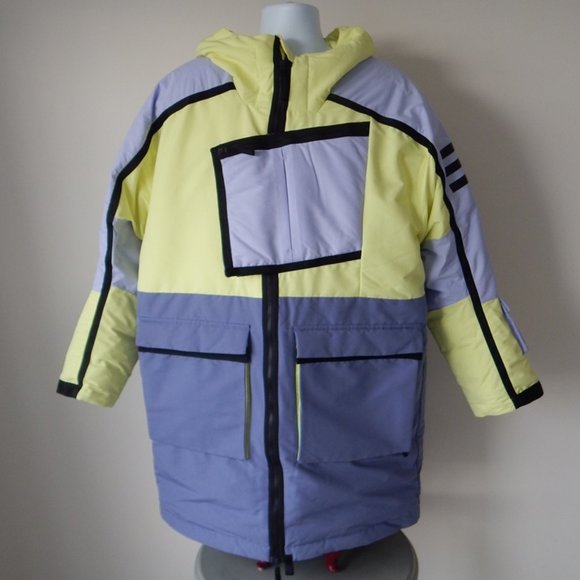 NWT Men’s Adidas XPLORIC Down Insulated Parka Size XL Multicolor - Picture 6 of 15